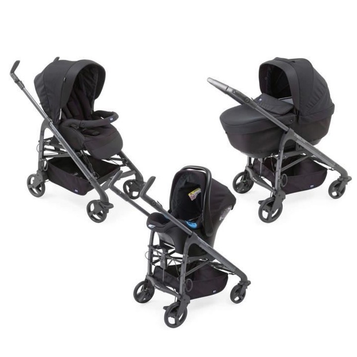 CHICCO Poussette combinée trio Love Up - Siege Auto Oasys groupe 0+ e