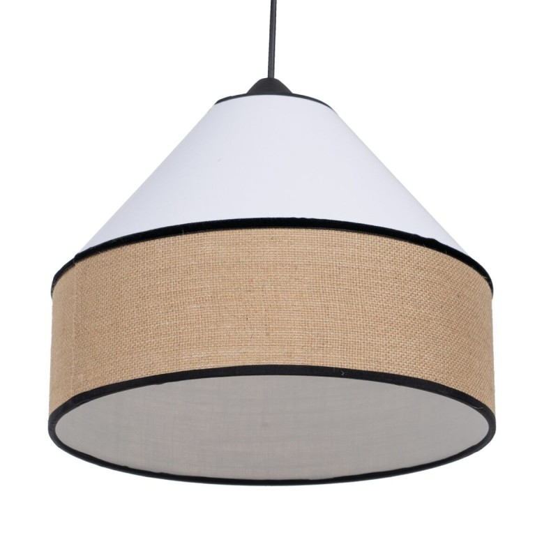 Suspension Blanc Noir Naturel Fer Plastique 220-240 V 30 x 30 x 25 cm