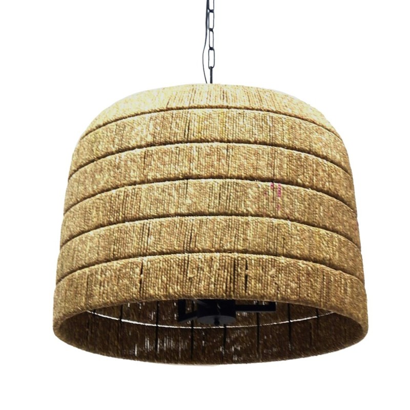 Suspension Noir Naturel Fer 220-240 V 61 x 61 x 50 cm