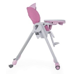 CHICCO Chaise Haute Polly 2 Start 4 Roues Miss Pink