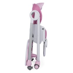 CHICCO Chaise Haute Polly 2 Start 4 Roues Miss Pink