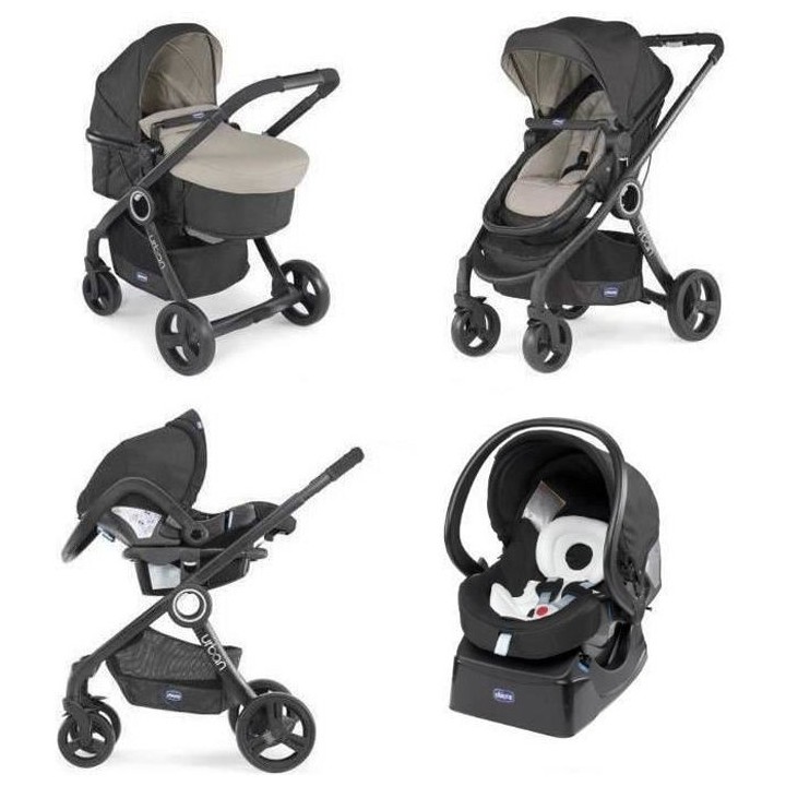 CHICCO Poussette combinée Pack Urban Plus - Des la naissance - Jusqu'