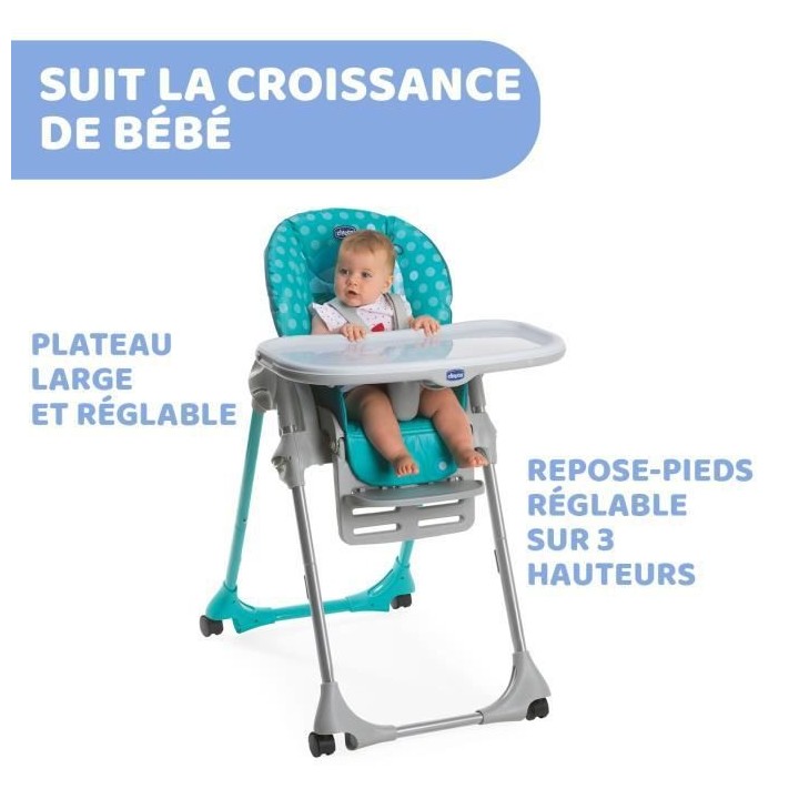 CHICCO - Chaise Haute Polly Easy Tucano