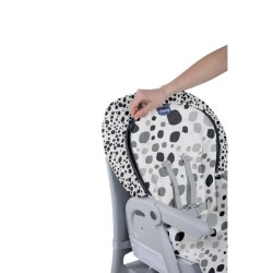 CHICCO Chaise Haute Polly Progres5 4 Roues - Anthracite - Des la naissance