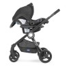 CHICCO Poussette combinée Pack Urban Plus - Des la naissance - Jusqu'a 15kg - Gris anthracite