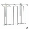 Porte-verres Acier 35,5 x 25,5 x 7,5 cm (4 Unités)