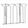 Porte-verres Acier 35,5 x 25,5 x 7,5 cm (4 Unités)