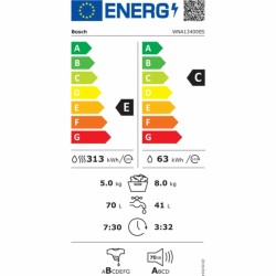 Laveuse - Sécheuse BOSCH WNA13400ES 8kg / 5kg Blanc 1400 rpm