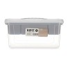 Boîte Multiusage Gris Transparent Plastique 5 L 29,5 x 14,5 x 19,2 cm (6 Unités)