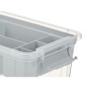 Boîte Multiusage Gris Transparent Plastique 5 L 29,5 x 14,5 x 19,2 cm (6 Unités)