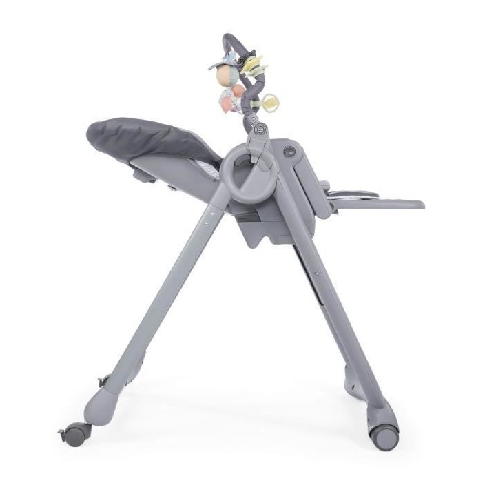 CHICCO Chaise Haute Polly Magic Relax 4 Roues graphite