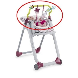 CHICCO UNIQUEMENT Barre de jeu et Coussin réducteur pour Chaises Haut
