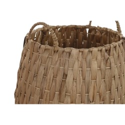 Set de basket DKD Home Decor Naturel Fibre naturelle Boho 44 x 44 x 49 cm