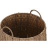 Set de basket DKD Home Decor Naturel Fibre naturelle Boho 44 x 44 x 49 cm