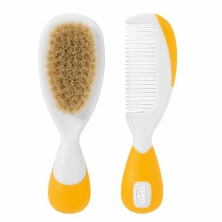 Chicco Brosse et Peigne Orange 2 pieces