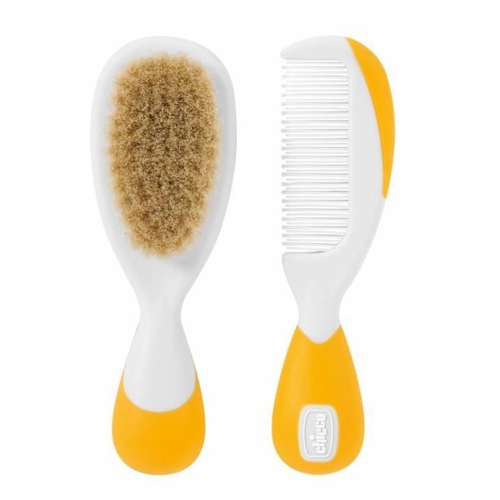 Chicco Brosse et Peigne Orange 2 pieces