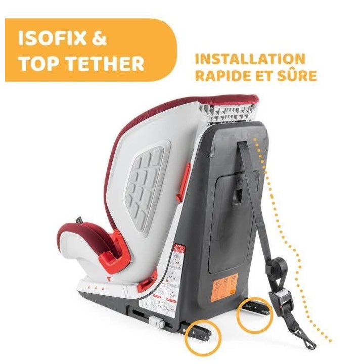 CHICCO Siege auto Youniverse Fix Goupe 123 - Red passion
