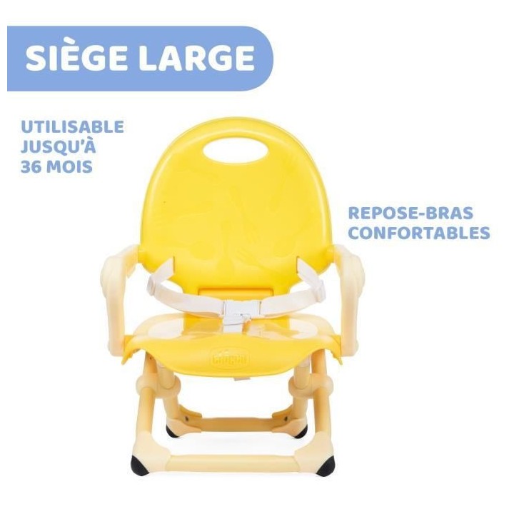 CHICCO - Rehausseur Pocket Snack Saffron