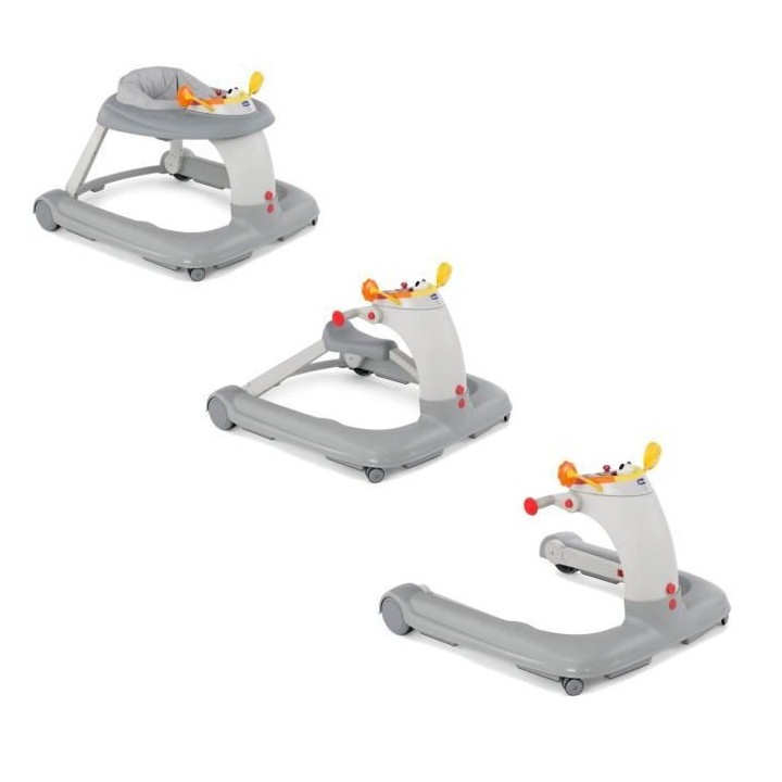 CHICCO Trotteur Evolutif 1 2 3 Silver