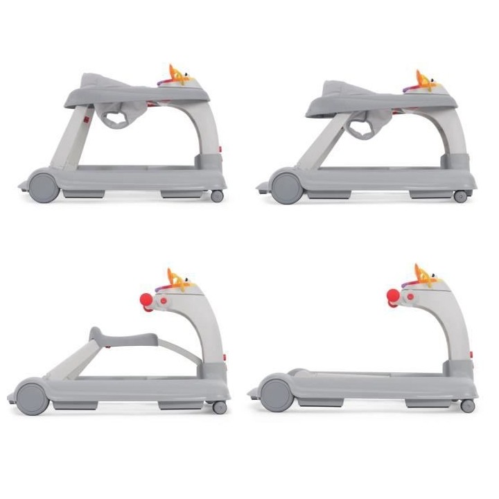 CHICCO Trotteur Evolutif 1 2 3 Silver