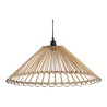 Suspension DKD Home Decor Marron Naturel Métal 50 W 220 V 57 x 57 x 21 cm