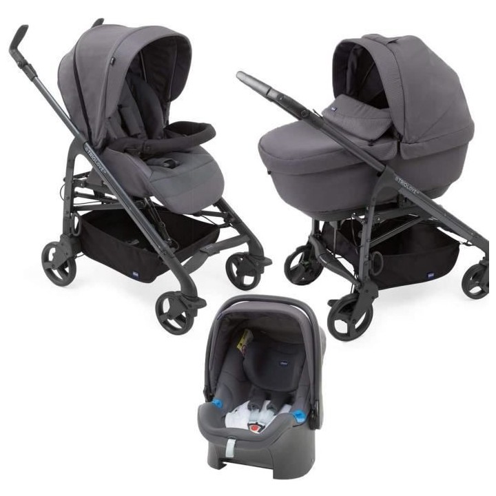 CHICCO Poussette combinée trio Love Up - Siege Auto Oasys groupe 0+ e