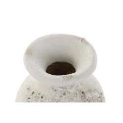 Vase DKD Home Decor Blanc Résine Corail méditerranéen 37,5 x 31,7 x 81 cm