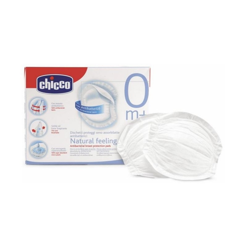 Chicco Coussinets d'Allaitement Anti-Bactériens 30 pieces