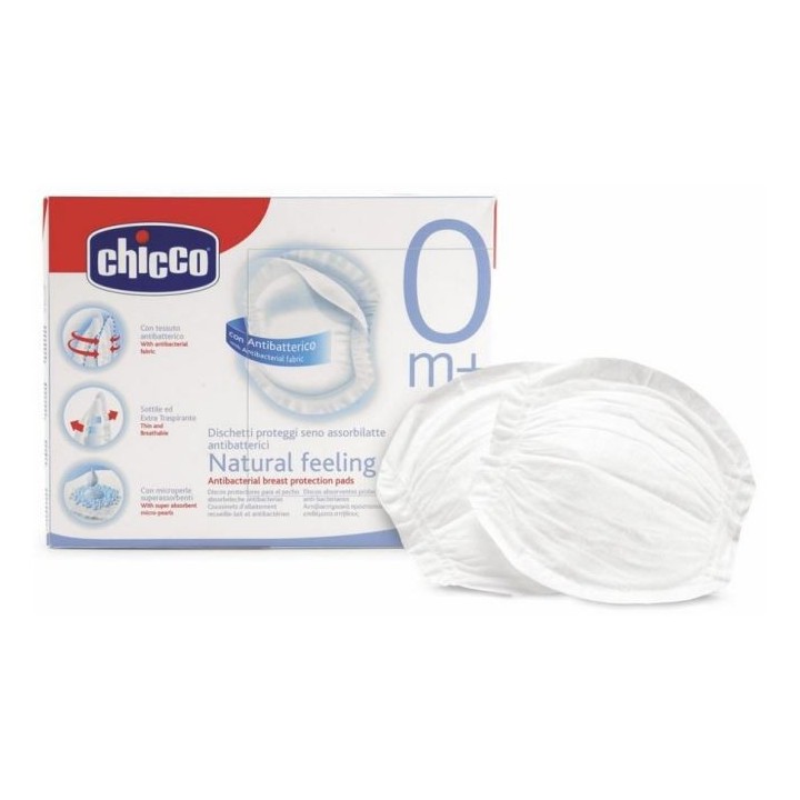 Chicco Coussinets d'Allaitement Anti-Bactériens 30 pieces