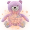 CHICCO Ourson Projecteur Baby Bear Rose First Dreams