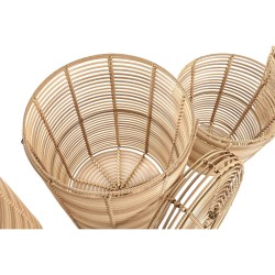 Set de basket DKD Home Decor 42 x 42 x 48 cm Métal polypropylène Boho