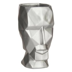 Vase Visage 3D Argenté...