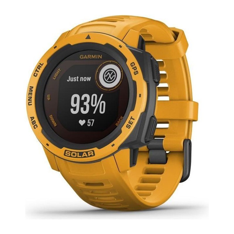 GARMIN Instinct Solar Montre connectée, Sunburst