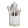 Ensemble de Couverts 16 Pièces Argenté Beige Acier inoxydable