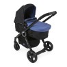 CHICCO Poussette combinée Pack Urban Plus - Des la naissance - Jusqu'a 15kg - Denim