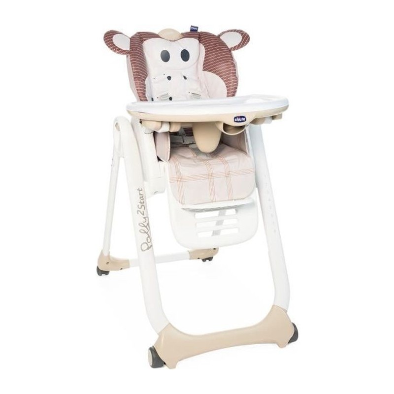 CHICCO - Chaise Haute Polly 2 Start Monkey