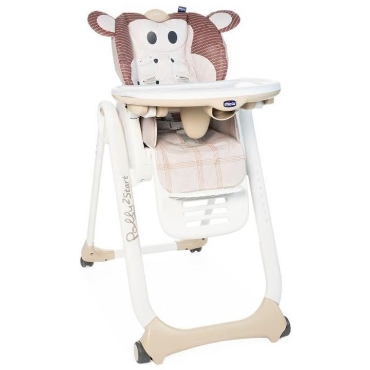 CHICCO - Chaise Haute Polly 2 Start Monkey