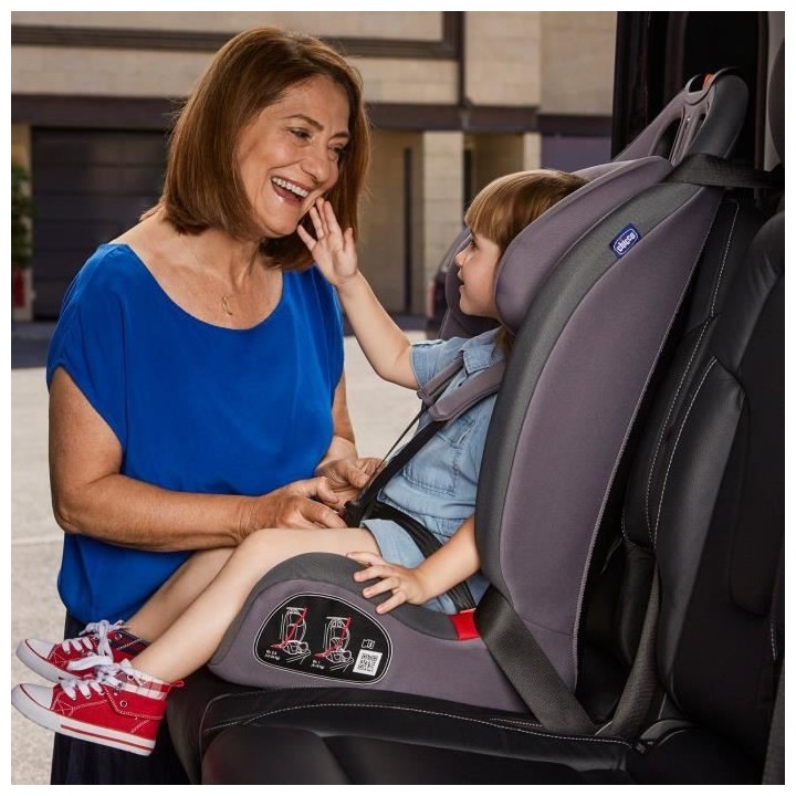 CHICCO Siege Auto Gro Up Groupe 1/2/3 jet black