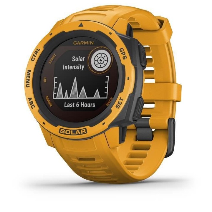 GARMIN Instinct Solar Montre connectée, Sunburst