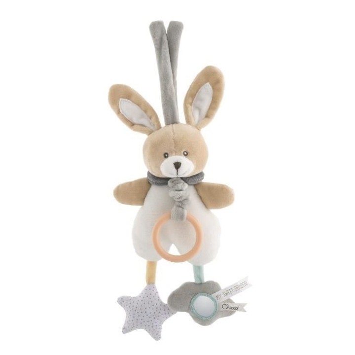CHICCO My Sweet Doudou Lapin Musical de Voyage