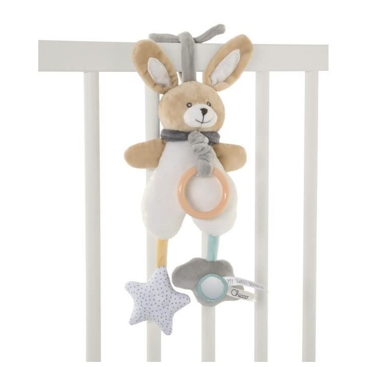 CHICCO My Sweet Doudou Lapin Musical de Voyage