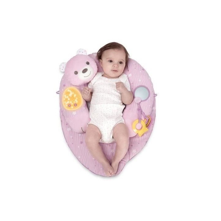 Coussin mon premier nid Rose