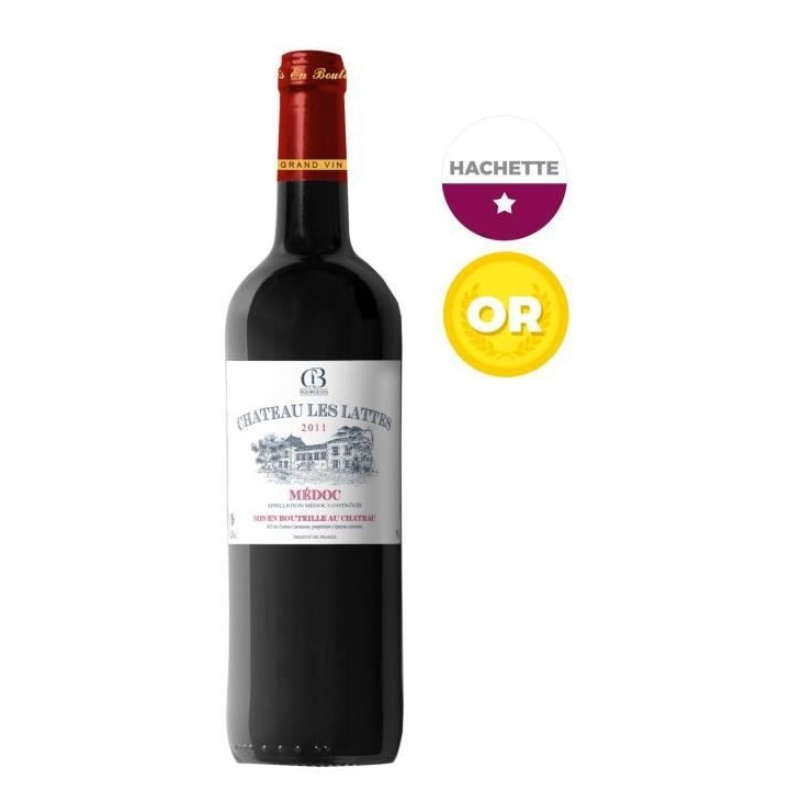 Château Les Lattes 2011 Médoc - Vin Rouge du Bordelais