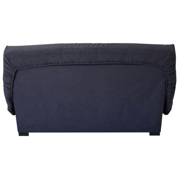 Banquette clic clac 3 places - Matelas 17 cm - Tissu gris anthracite -