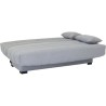 Banquette clic clac 3 places - Matelas 17 cm - Tissu gris clair - L199 x P96 x H103 cm - CHLoe