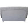 Banquette clic clac 3 places - Matelas 17 cm - Tissu gris clair - L199 x P96 x H103 cm - CHLoe