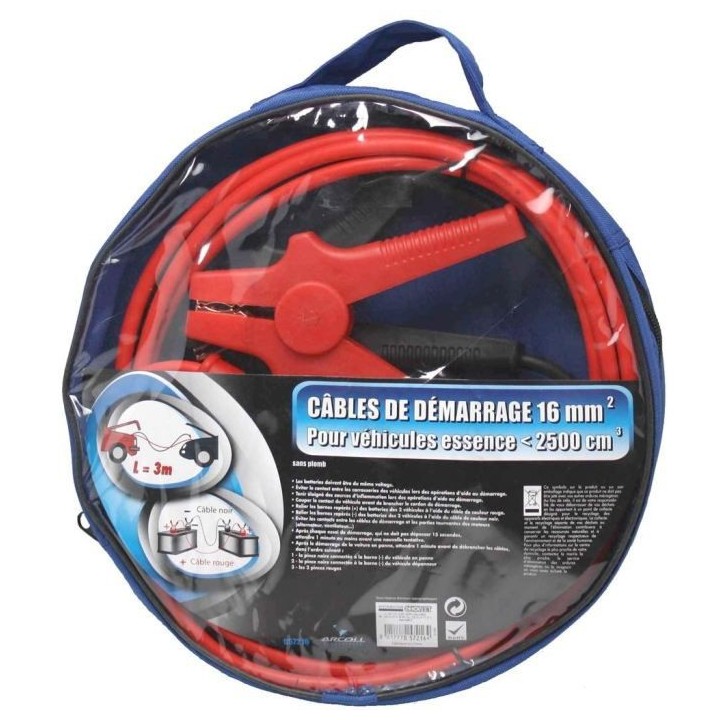 CABLE DEMARRAGE D.16mm2 L.3M