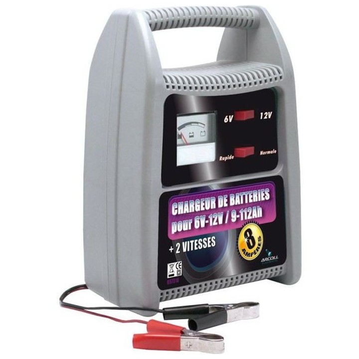 CHARGEUR BATTERIE 6/12V-8A