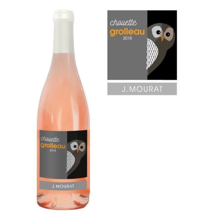 J. Mourat Chouette Grolleau - Vin rosé du Val de Loire