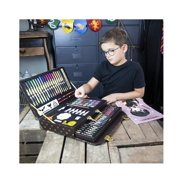 HARRY POTTER Valisette Dessin avec 1 tiroir et 3 plateaux